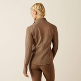 Ariat Ladies Bellatrix Full Zip Sweatshirt in Brick Brown